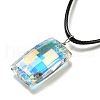 Waxed Cord Necklaces NJEW-P310-07P-01-1
