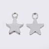 Tarnish Resistant 304 Stainless Steel Charms STAS-F159-43P-2