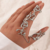 Flower Alloy Finger Rings for Women FS-WG5F0EA-02-1