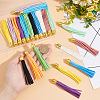   22Pcs 11 Colors Imitation Leather Tassel Pendants FIND-PH0007-53-3