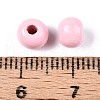 Spray Painted Round Natural Schima Wood Beads WOOD-A018-6mm-05-3