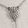 Non-Tarnish 304 Stainless Steel Rosary Bead Necklaces NJEW-L347-40P-4
