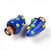 Handmade Lampwork Bumpy Beads LAMP-T022-02A-02-2