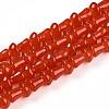 Baking Painted Glass Beads Strands DGLA-N007-01B-1