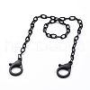 Personalized ABS Plastic Cable Chain Necklaces X-NJEW-JN02850-2