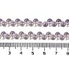 Electroplate Glass Beads Strands GLAA-Q105-01D-4
