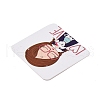 Square Paper Earring Display Cards CDIS-C004-02D-4