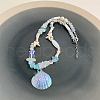 Beach Acrylic Shell Shaped Pendant Necklaces FS-WGF50D9-01-1