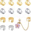 SUPERFINDINGS 40Pcs 2 Colors Brass Ear Cuff Findings KK-FH0004-46-1