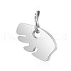 Tarnish Resistant 201 Stainless Steel Charms STAS-S105-T622-1-1