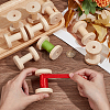 Olycraft 10Pcs Wooden Bobbins DIY-OC0012-86-3