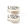Tibetan Style Alloy European Beads TIBE-L008-27AS-1