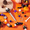   36Pcs 18 Styles Halloween Silicone Beads SIL-PH0001-28-5