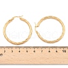 304 Stainless Steel Hoop Earrings EJEW-H322-17G-3