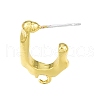 Alloy Stud Earring Findings PALLOY-N150-79G-3