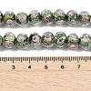 Handmade Foil Lampwork Beads Strands FOIL-S136-001A-4