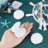 SUNNYCLUE 3Pcs Shell Shaped Velvet Jewelry Storage Boxes AJEW-SC0002-94-3