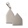 Non-Tarnish 304 Stainless Steel Pendants STAS-C079-11P-1