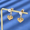 304 Stainless Steel Stud Earrings EJEW-V016-05G-1