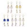 Brass Dangle Earrings EJEW-JE05181-1