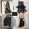Polyester Tassel Lace Trim SRIB-WH0011-251A-01-6