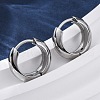 316 Surgical Stainless Steel Hoop Earrings for Women EJEW-G429-01A-P-1