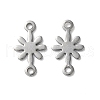 304 Stainless Steel Flower Connector Charms STAS-S172-04P-1