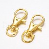 Alloy Swivel Lobster Claw Clasps X-E168-G-1