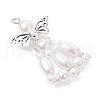 ABS Plastic Imitation Pearl Pendants PALLOY-JF03730-4