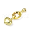 Brass Spring Gate Rings KK-M322-11G-02-1