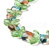 Transparent Glass Beads Strands LAMP-H061-02D-4