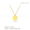 Stylish Stainless Steel Star of David Pendant Necklace for Women's Daily Wear NW9851-1-3