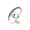 Ion Plating(IP) 304 Stainless Steel Earplug Accessories STAS-D288-07P-3