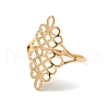 Hollow Out Chinese Knot 304 Stainless Steel Finger Ring for Women RJEW-E073-09G-2