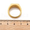 304 Stainless Steel Glass Rectangle Finger Rings RJEW-Q012-11G-5