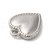 304 Stainless Steel Pendants STAS-D049-03F-2
