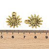 Tibetan Style Alloy Pendant Cabochon Settings GLF1377Y-3