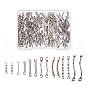 Unicraftale 140Pcs 7 Styles 304 Stainless Steel Connector Charms STAS-UN0060-49-1