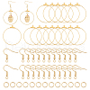 Unicraftale DIY Big Circle Drop Earrings Makinig Kit DIY-UN0004-08-1