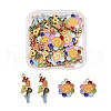 40Pcs 2 Style Alloy Enamel Pendants ENAM-LS0001-14LG-1