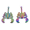 201 Stainless Steel Pendants STAS-N098-169M-3