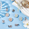 SUNNYCLUE 30Pcs 304 Stainless Steel Clip-on Earring Setting STAS-SC0008-38-4