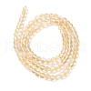 Transparent Electroplate Glass Beads Strands GLAA-T032-T4mm-C13-2