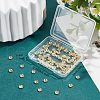 Beebeecraft 100Pcs Brass Bead Cap KK-BBC0003-85-7