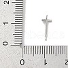 304 Stainless Steel Letter Connector Charms STAS-M108-01P-20-3