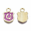 Alloy Enamel Charms ENAM-T012-03Q-RS-3