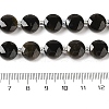 Natural Golden Sheen Obsidian Bead Strands G-C116-A07-01-5