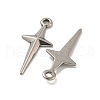 304 Stainless Steel Pendants STAS-O004-06C-P-2