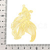 Brass Filigree Pendants KKC-T003-09G-3