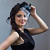 BENECREAT 8Pcs 8 Colors EVA Cloth Mini Hat Fascinator Base AJEW-BC0007-03-6